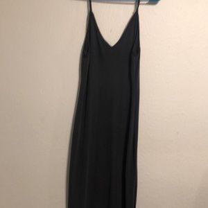 Dress with side slits